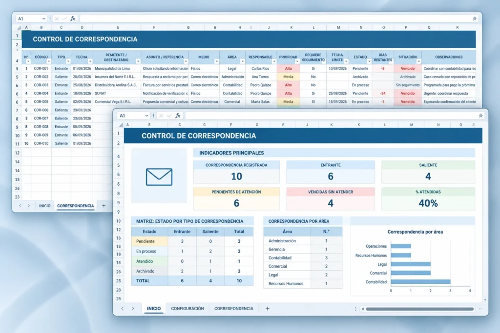 Control de correspondencia